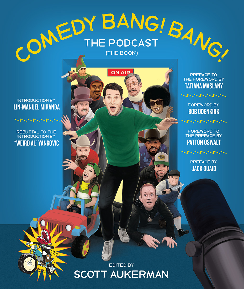 Comedy Bang! Bang! The Podcast: Absurd oral history, photos, and bits from the long-running Comedy Bang! Bang! podcast.